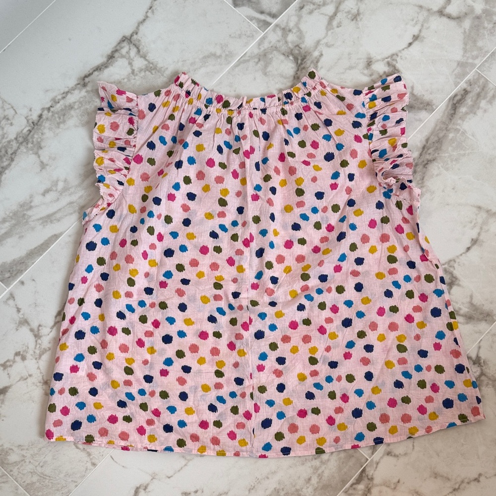 🥰THNL Colorful Polka Dot Ruffle Top
Size L - Picture 2 of 6